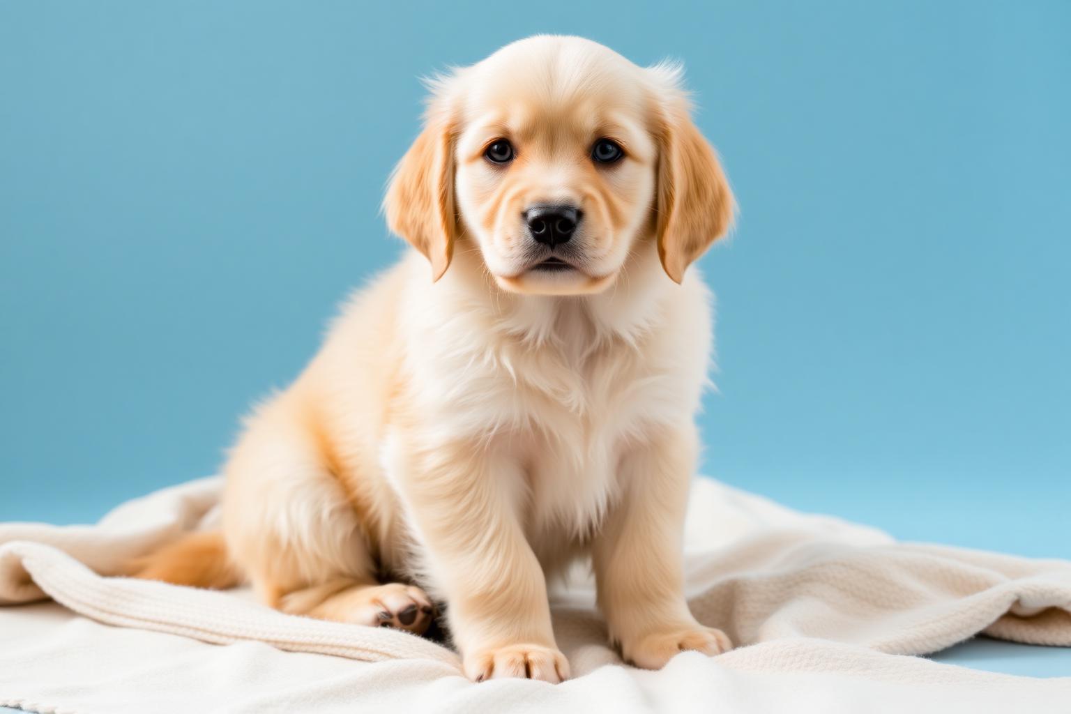 Cachorro Golden Retriever color crema
